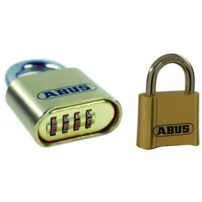 ABUS Cijferhangslot - 53mm - messing/RVS beugel (Verpakt in blister)