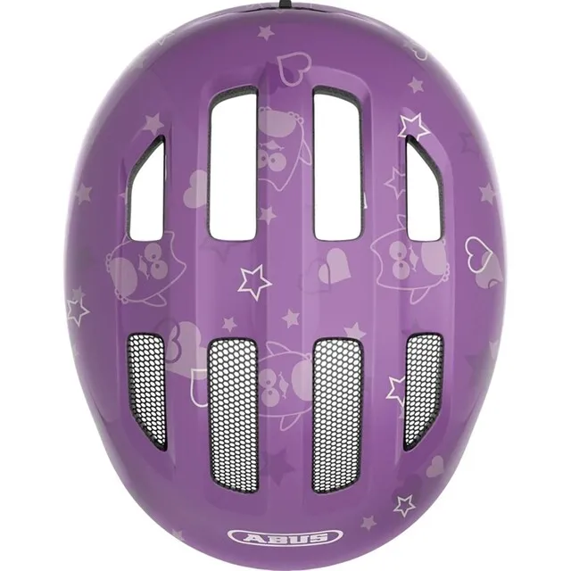 ABUS FIETSHELM SMILEY 3.0 PURPLE STAR  MAAT M