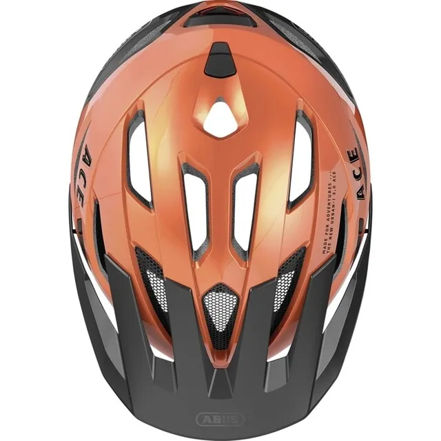 ABUS FIETSHELM URBANI 3.0 ACE GOLDFISH ORANGE  MAAT M
