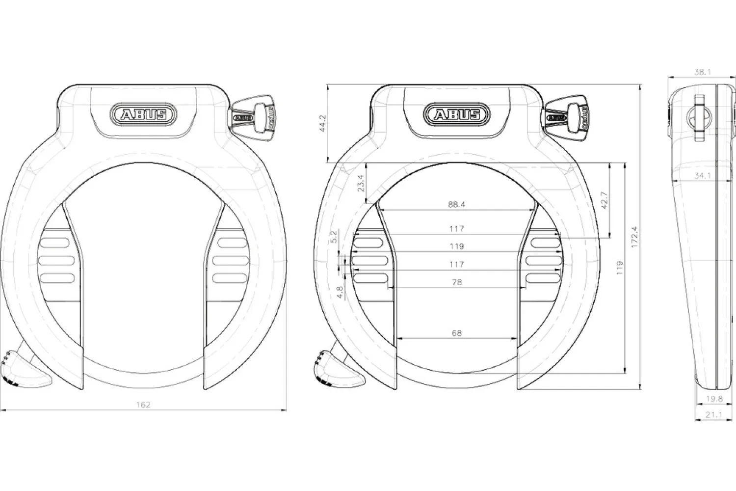 Abus Pro Amparo 4750X Ringslot