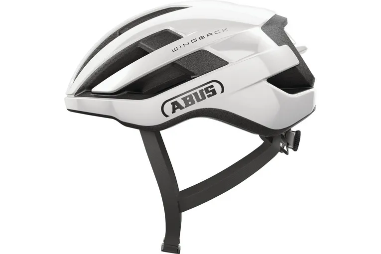 Abus WingBack S fietshelm shiny white unisex