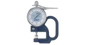 Analoge diktemeter 0-10 mm met greephandvat Limit