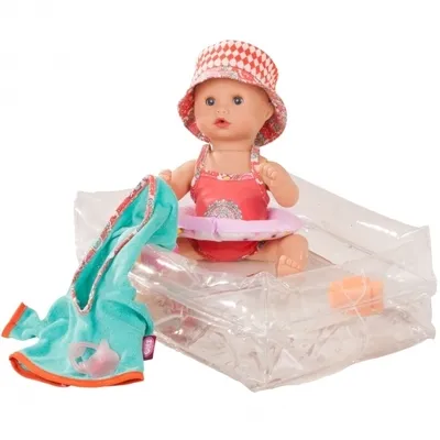 AQUINI VINTAGE BAD EN PLASPOP 10DELIG  33CM  GöTZ