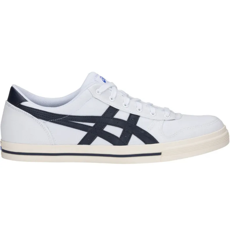 Asics Aaron M 1201A008 101 schoenen wit marineblauw