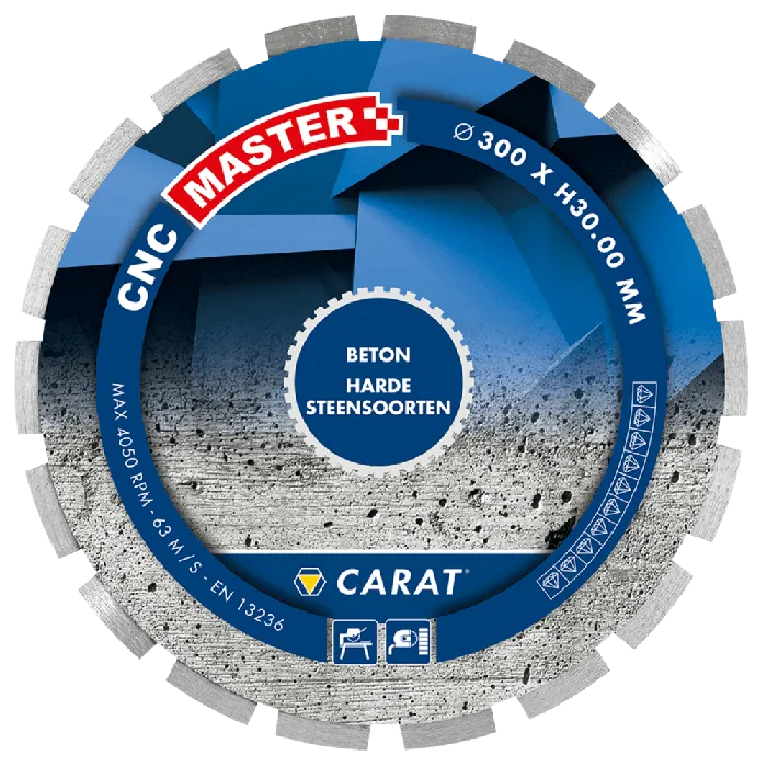 Carat CUDF125300 Slijpkop Beton Premium 125x22.2mm DF
