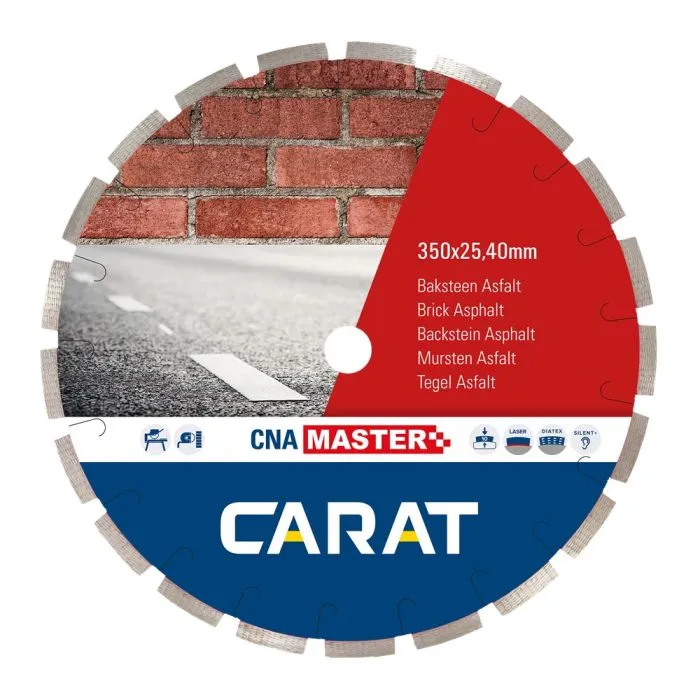 CARAT DIAMANTBLAD 350MM ASGAT 25,4MM    BAKSTEEN / ASFALT CNA MASTER  TYPE CNAB