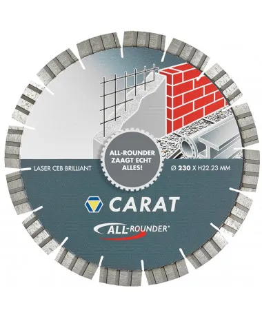 CARAT DIAMANTZAAG  ALLROUNDERBR 125X22 DRY