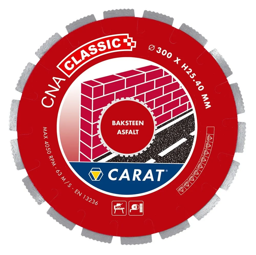 CARAT DIAMANTZAAG BAKSTEEN Ø300X30,00MM CNA CLASSIC  CNAC300500