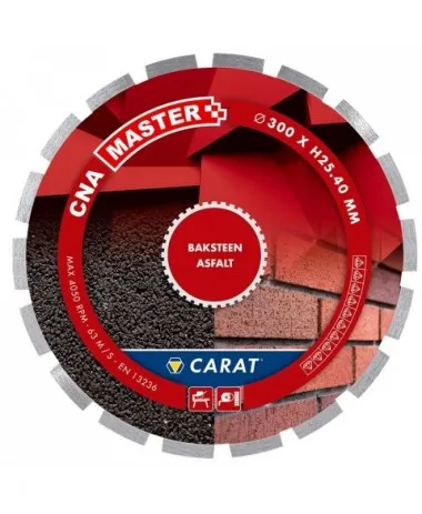 Carat diamantzaag baksteen ø300x25,40mm, cna master