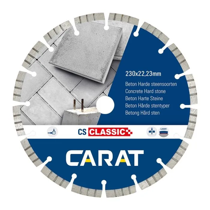 CARAT DIAMANTZAAG BETON 115x22,23MM, CS CLASSIC
