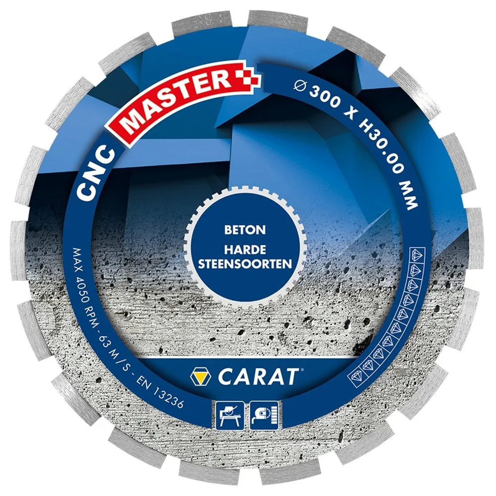 CARAT DIAMANTZAAG BETON Ø300X25,40MM CNC MASTER  CNCM300400