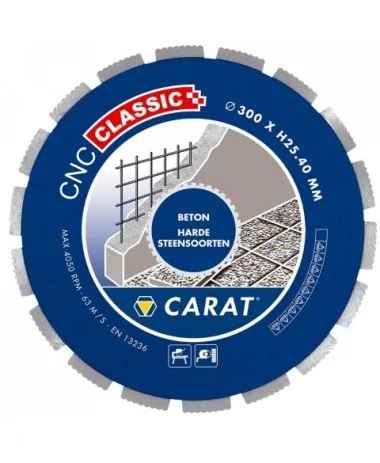 Carat diamantzaag beton ø300x25,40mm, cnc classic