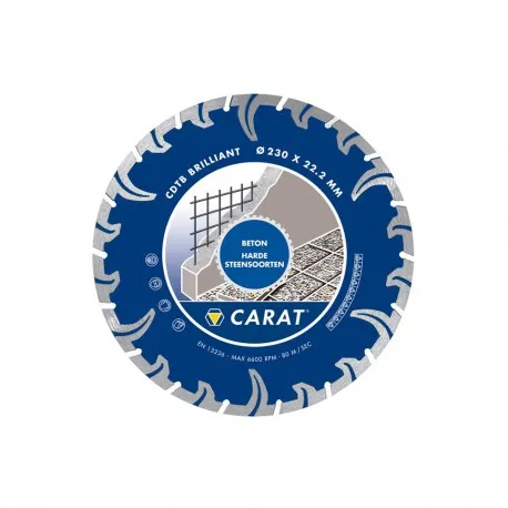 CARAT DIAMANTZAAG CDTBBR 125X22 TURBO DRY