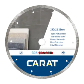 Carat Diamantzaag Tegels/Natuursteen Ø230x22.23 mm - CDB Racer