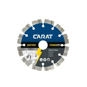 CARAT DIAMANTZAAG UNIVERSEEL Ø125x22,23 BATTERY POWER - CBP1253000