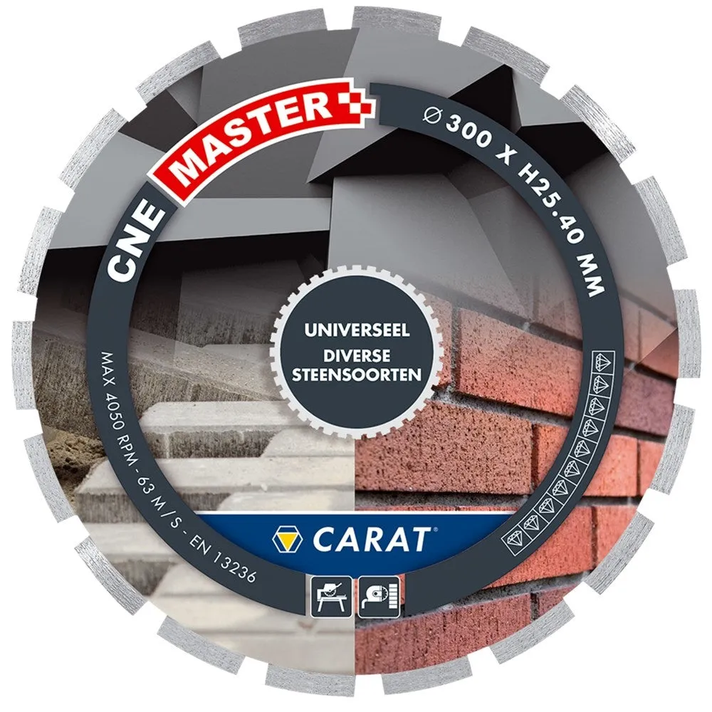 CARAT DIAMANTZAAG UNIVERSEEL Ø450X25,40MM CNE MASTER  CNEM450400