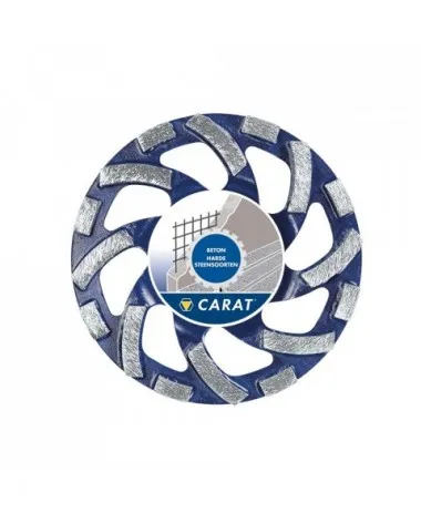 Carat slijpkop beton ø125x22,23 mm dustec®, cubc classic