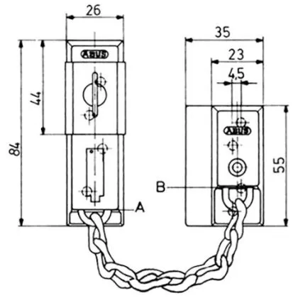 DEURKETTING  ABUS SK79