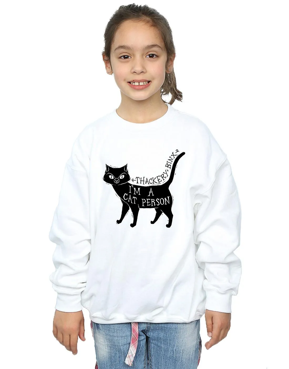 Disney Girls Hocus Pocus A Cat Person Sweatshirt
