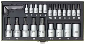 DOPSLEUTELSET 20DELIG 1/4+1/2-TX   PROXXON