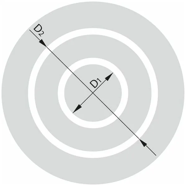 GARANT SNIJPLAATHOUDER HEAVYDUTY VOOR VLAKKE INSTEEK, RECHTS, ⌀BEREIK INSTEEK D1 / D2: 84/130MM