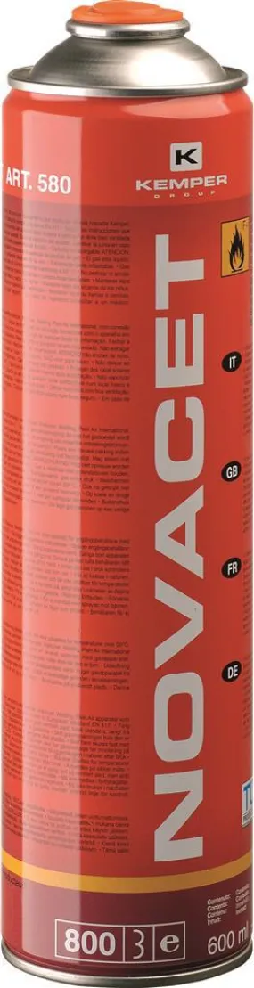 GYS 600ml gasvulling (330g gas) NOVACET GAS- 5193040434