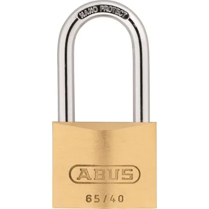 HANGSLOT ABUS 65/40 HB40 MESSING KA6403