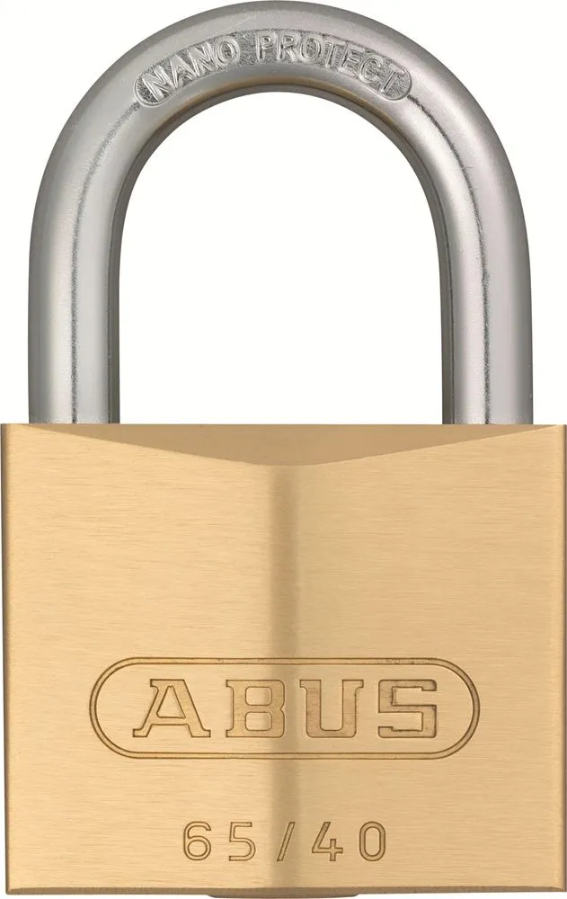 HANGSLOT ABUS 65/40 KA6403 MESSING