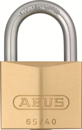 HANGSLOT ABUS 65/40 KA6403 MESSING