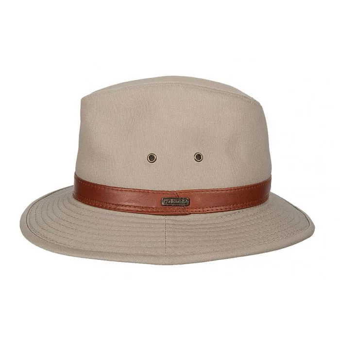 HATLAND  UV BUCKET HOED VOOR HEREN  BUSHWALKER  BEIGE 
