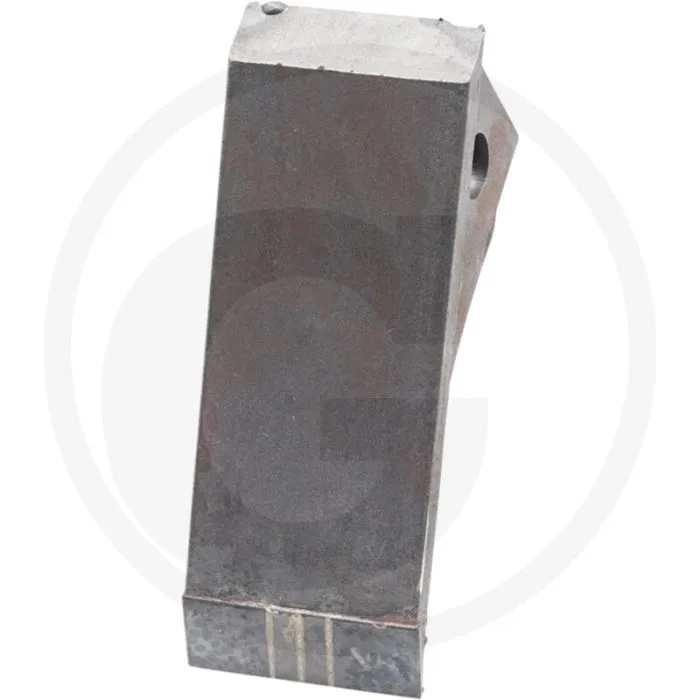 Heavy Duty Slijtschoen (links  met hardgesoldeerde hardmetalen slijtplaat)