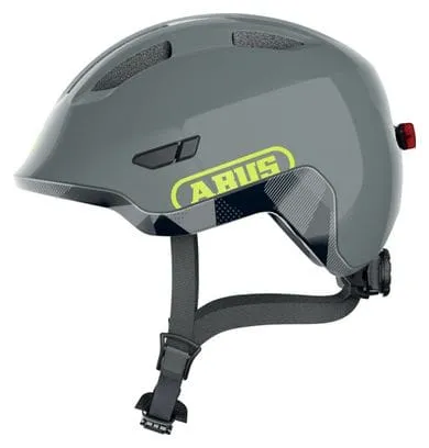 Helm Abus Smiley 3.0 ACE LED glanzend Grijs