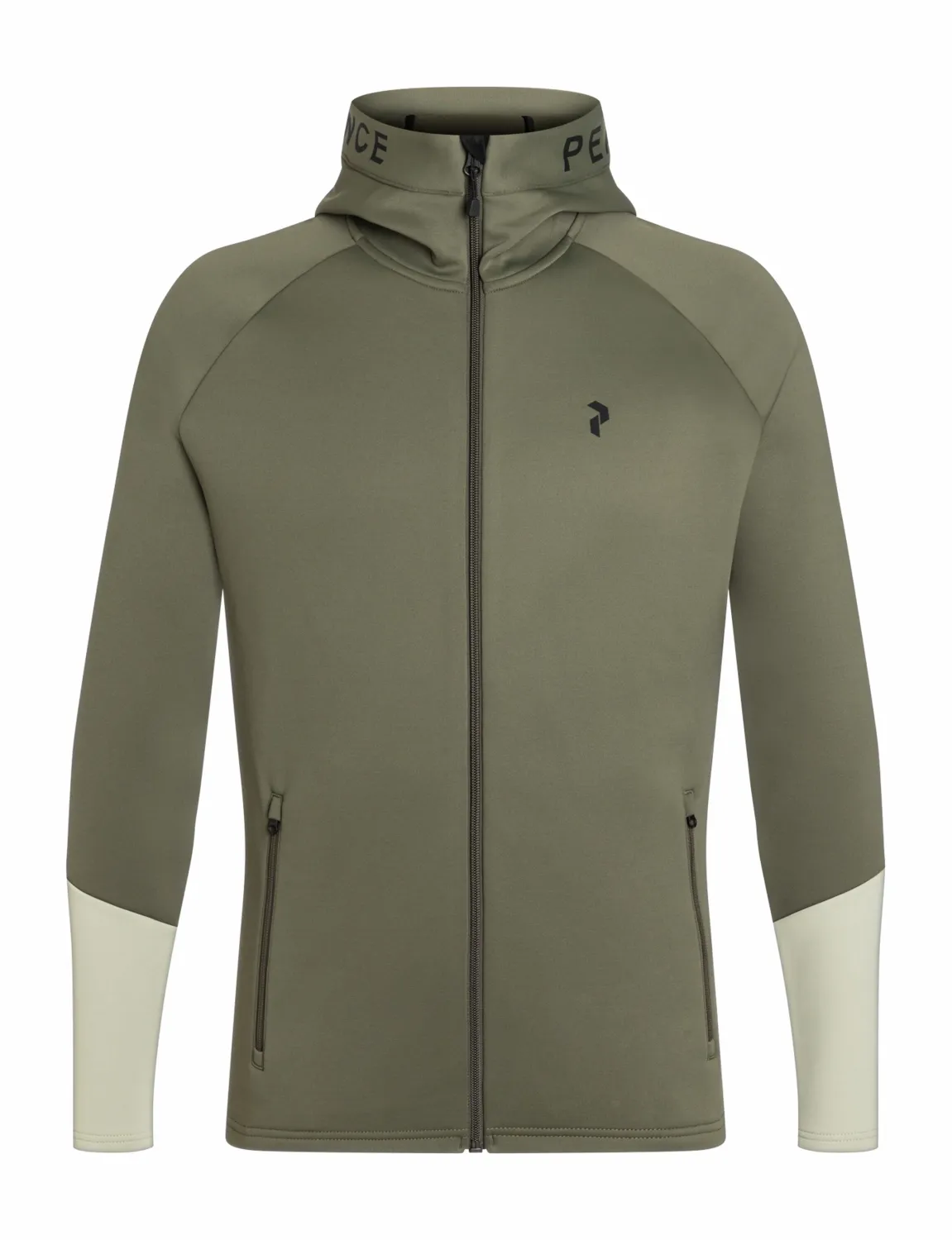 Jas Peak Performance Men Rider Mid Zip Hood Pine Needle Limit Green