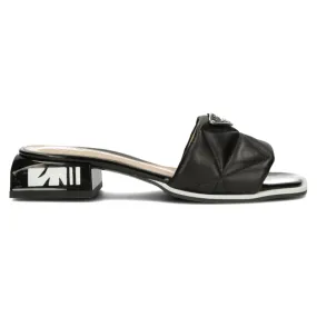Leren pantoffels Filippo DK3905 / 22 Bk zwart