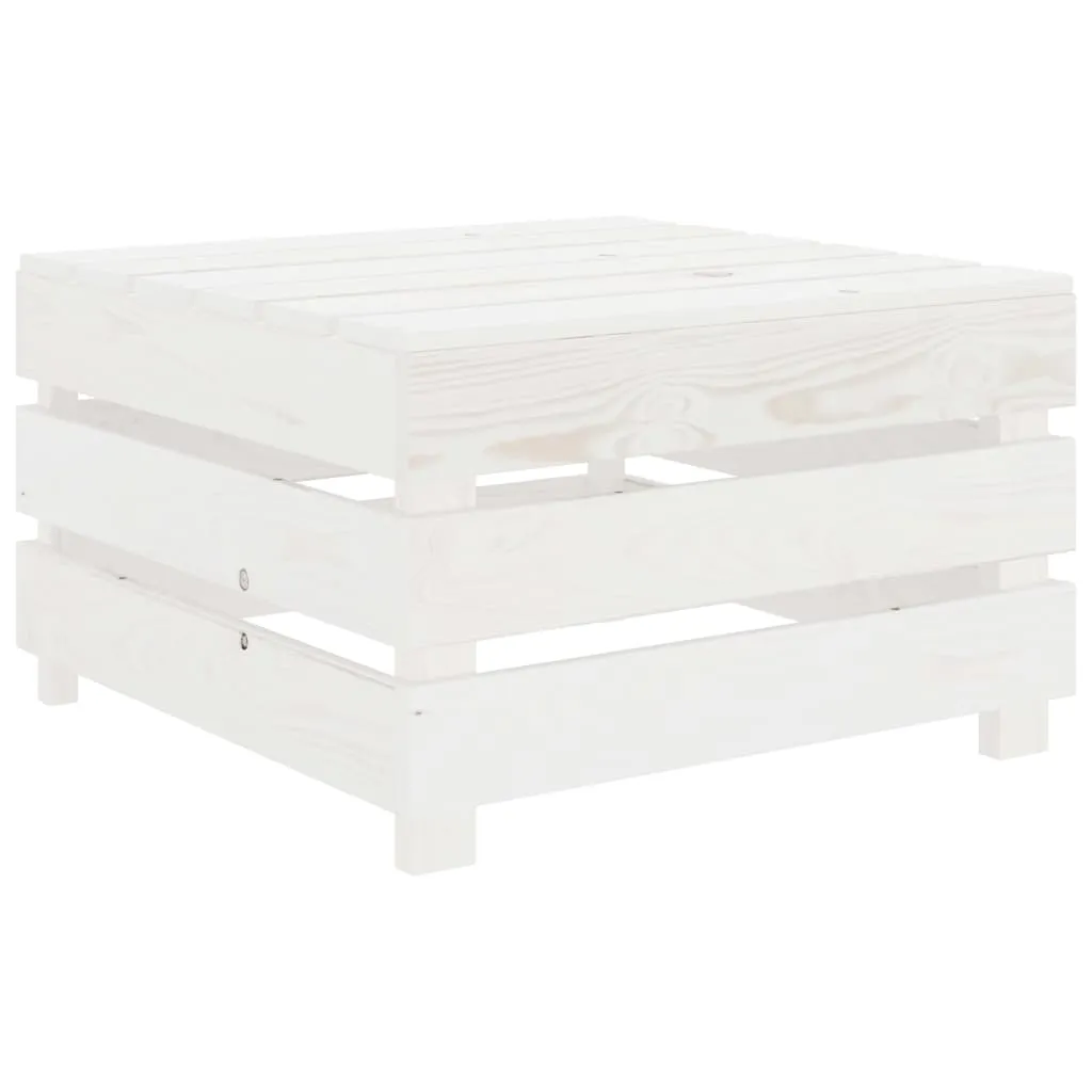 MEDINA 6DELIGE LOUNGESET PALLET HOUT WIT