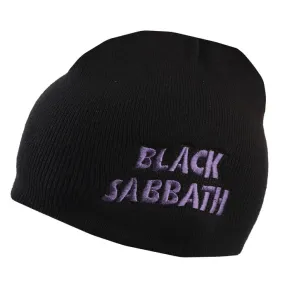 Muts (beanie) BLACK SABBATH - PURPLE LOGO - RAZAMATAZ