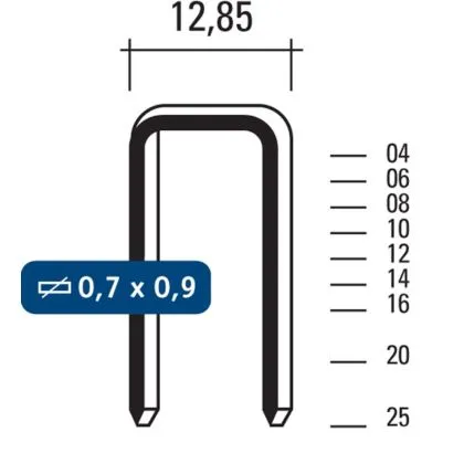 NIETEN 4 MM CARAT 80