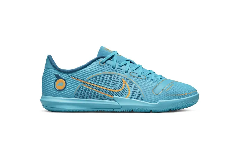 Nike Jr. Mercurial Vapor 14 Academy IC voetbalschoen chlorine blue/laser orange KIDS