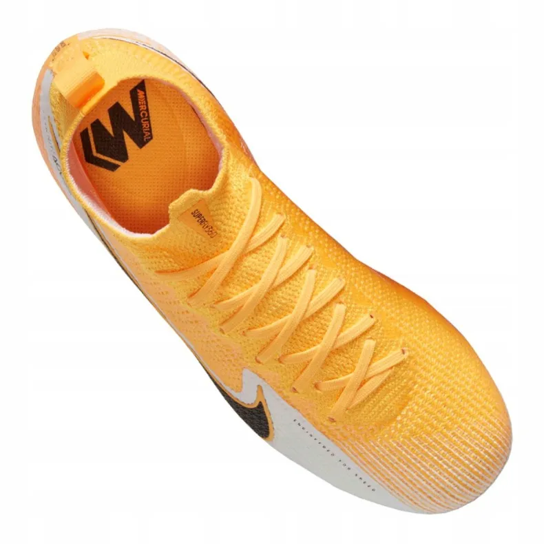 NIKE SUPERFLY 7 ELITE FG JR AT8034801 VOETBALSCHOENEN VEELKLEURIG GEEL