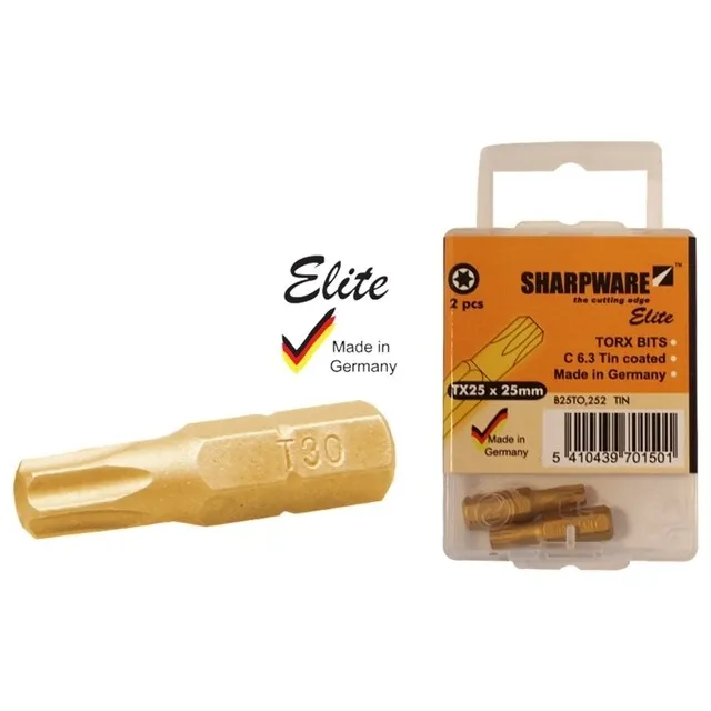 PGB Bits Elite 25mm 1/4 C6.3 TX 8 TiN