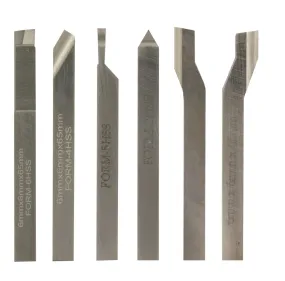 Proxxon metalen draaibeitels 6-dlg. , HSS/CO, 6 X 6 X 60 MM 24524