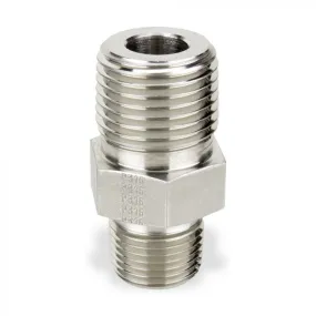 RECHTE-DUBBELE-NIPPEL AISI 316 1" NPT 1"NPT X 1"NPT