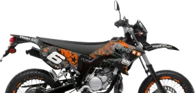 Sticker Set Stage6 voor Yamaha DT50 / MBK X-Limit - Oranje / Zwart